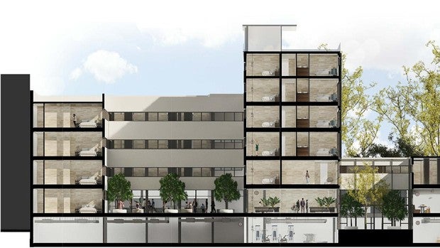 Hotel de la Gavidia: cinco plantas, 105 habitaciones y un restaurante