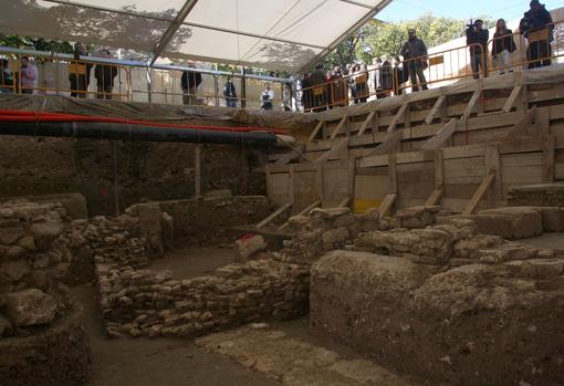 Los restos arqueológicos excavados entre 2009 y 2013 en el Patio de Banderas