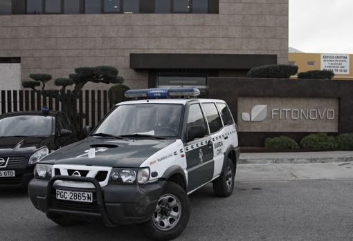 La Guardia Civil registró la sede de Fitonovo en Salteras