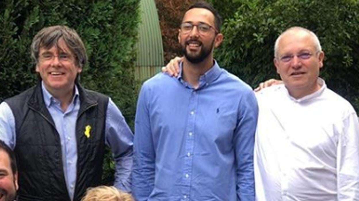 Valtonyc asistió a una comida organizada por Puigdemont en Waterloo en el verano de 2019