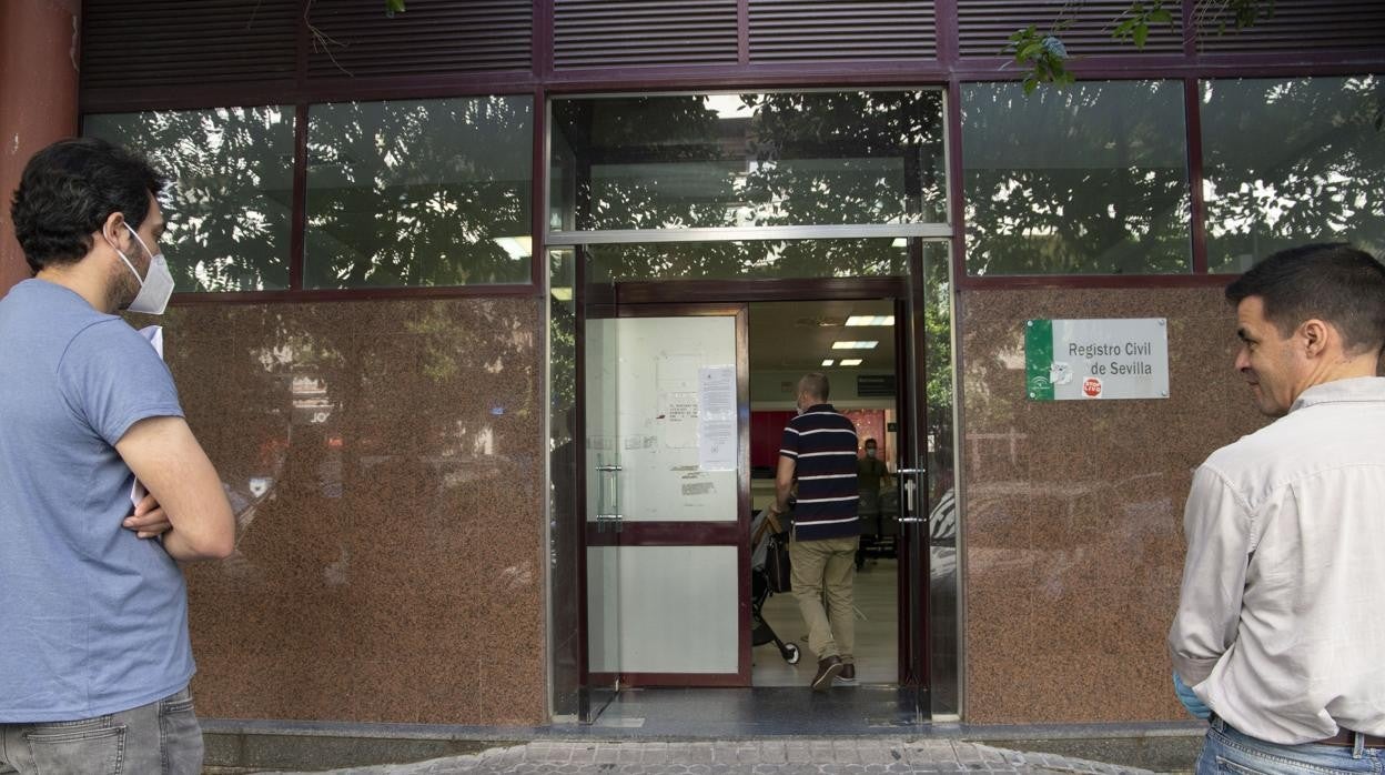 Sede del Registro Civil de Sevilla, en una imagen de archivo