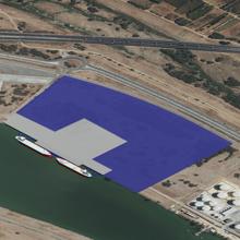 Zona donde iría el muelle