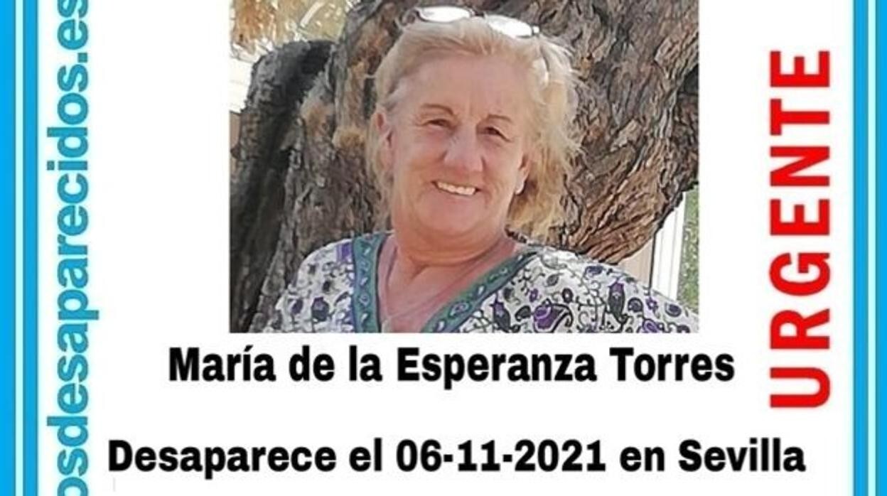 La fotografía de la mujer desaparecida que se está difundiendo en redes sociales