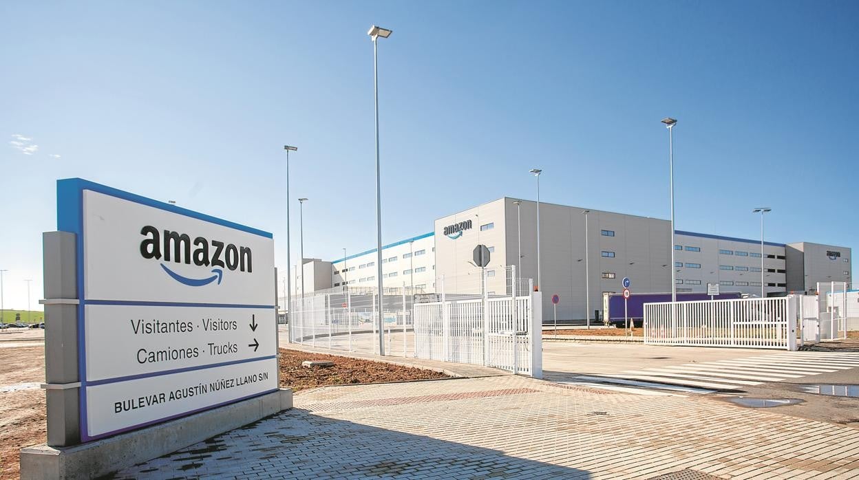 El centro logístico de Amazon