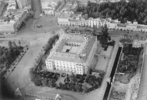 Imagen aérea tomada en el año 1928