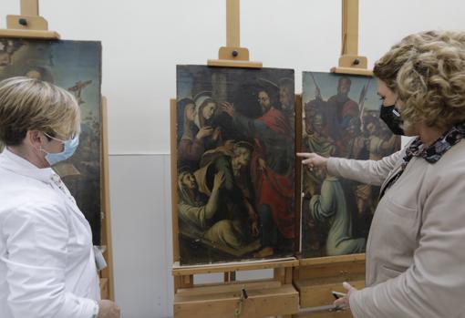 El proceso de restauración del retablo de San Lázaro en el Iaph