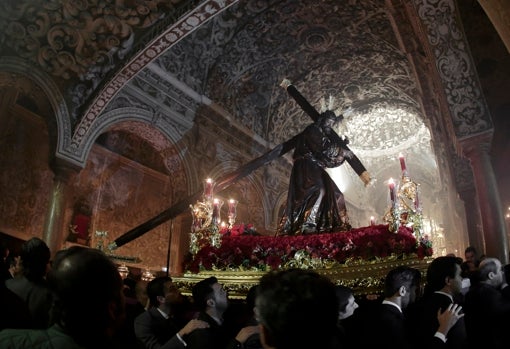 El Señor de la Salud de la Candelaria en la parroquia de la Magdalena