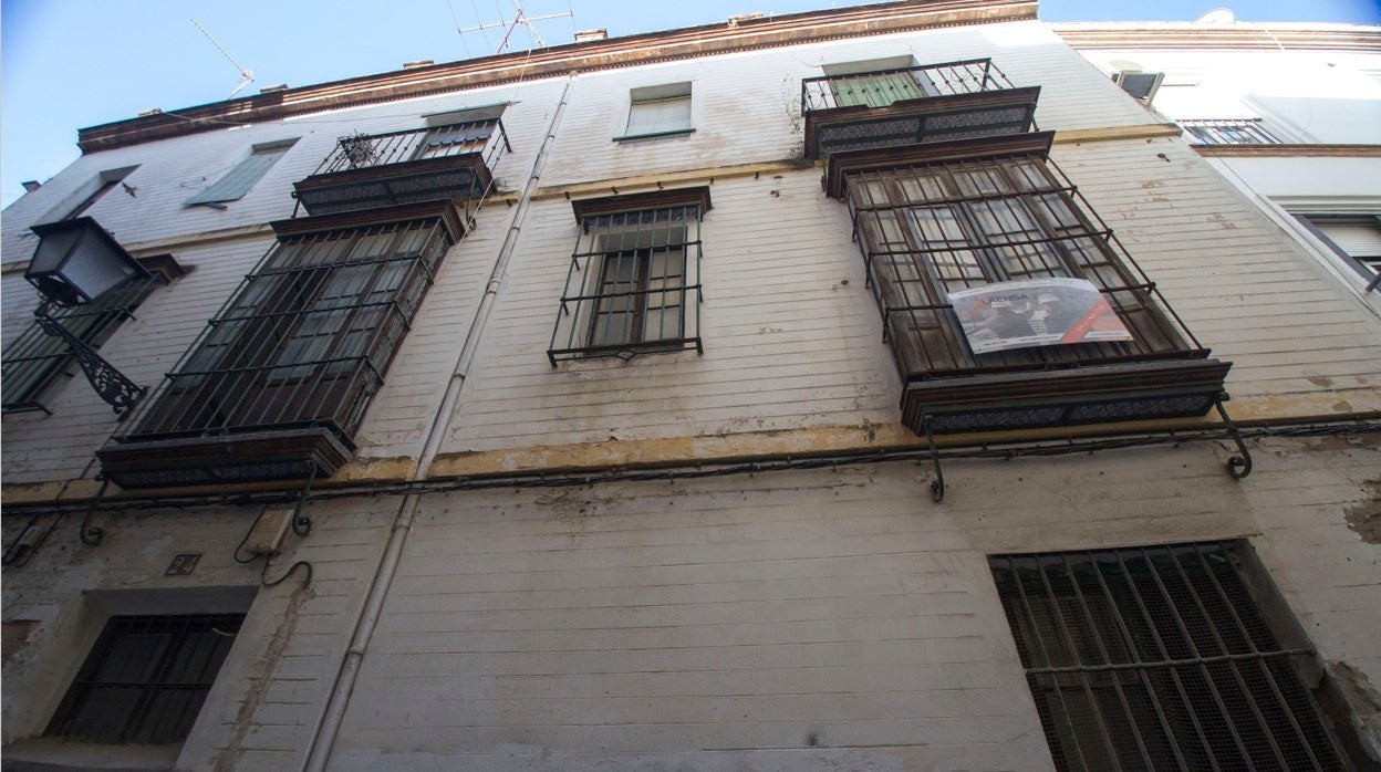 Una de las grandes casas abandonadas del Casco Histórico sevillano