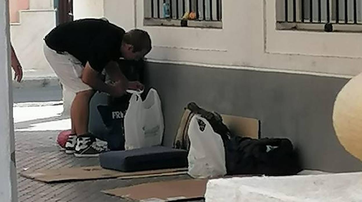 Imagen captada este pasado verano en el barrio