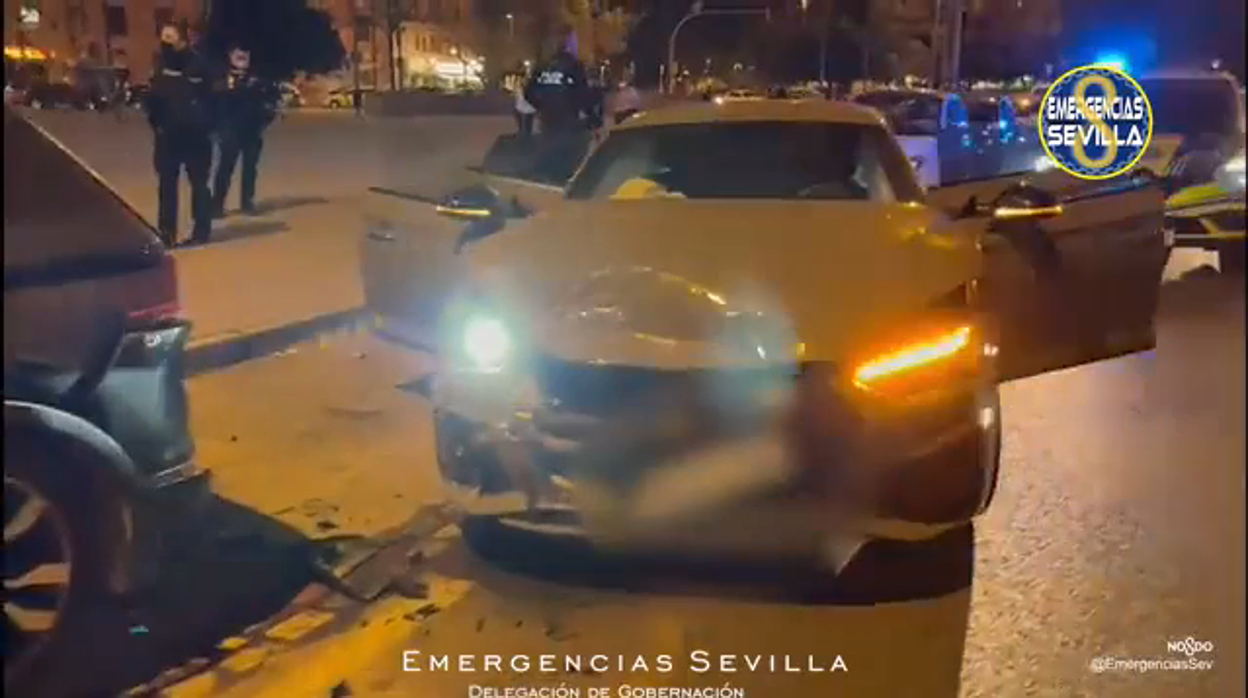 El coche siniestrado