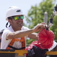 Instalación de farolillos