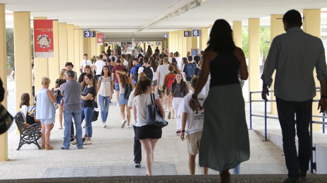 Alumnos en la Universidad Pablo de Olavide