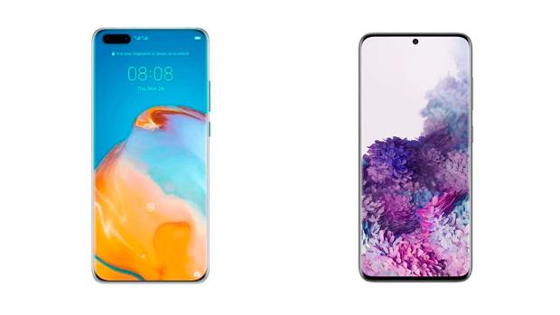 Samsung Galaxy S20 Ultra vs Huawei P40 Pro+