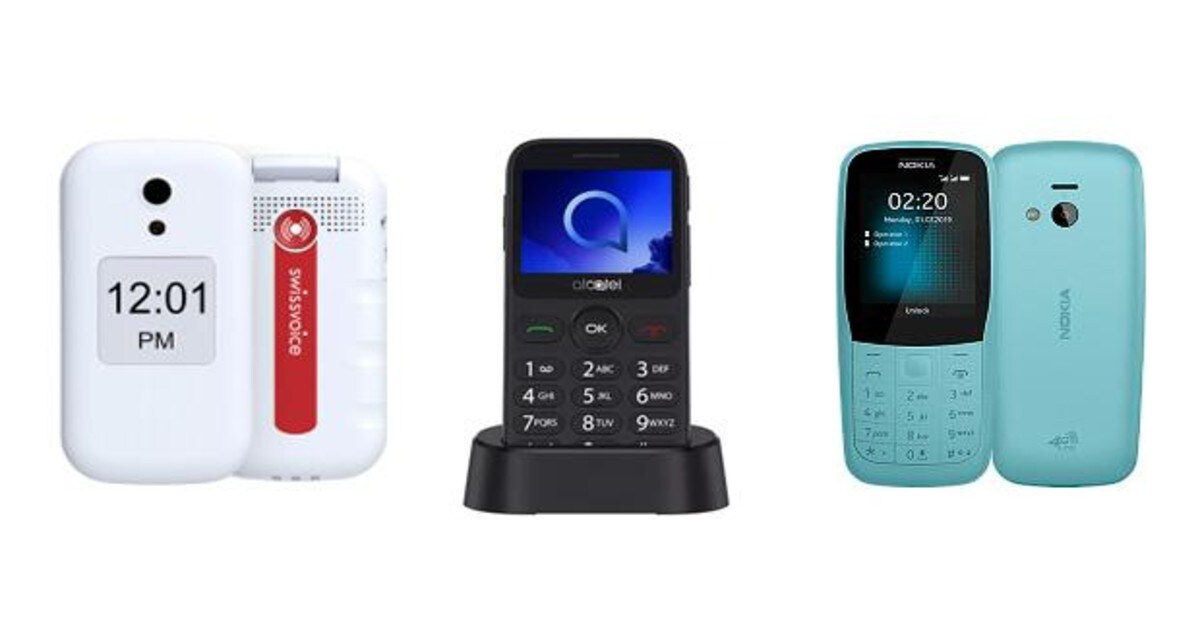 Cinco teléfonos móviles para personas mayores fáciles de usar, Tecnología, Escaparate