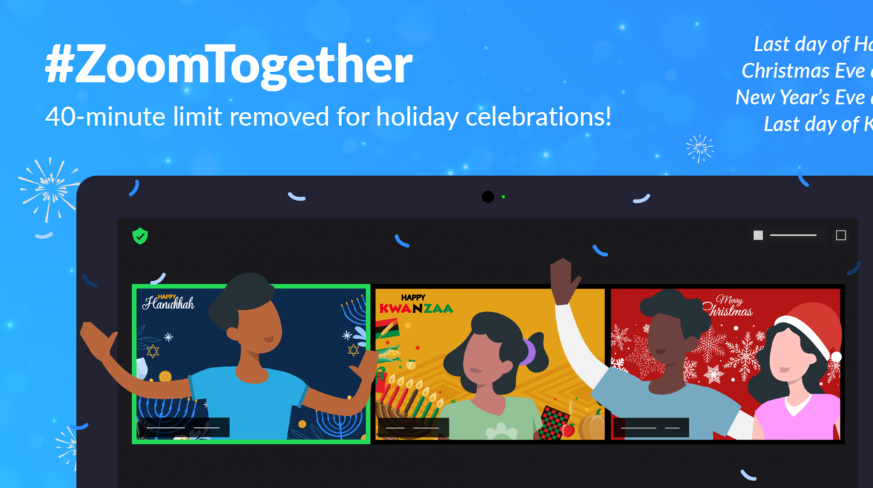 Zoom quiere ser la aplicación más usada esta Navidad