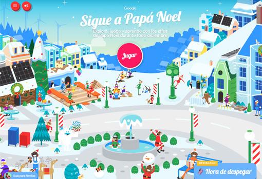 Google te permite saber por dónde va Papa Noel con Santa Tracker