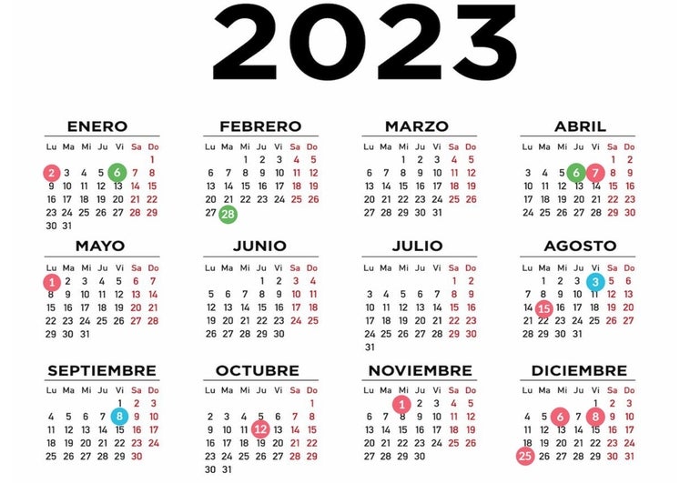 Así es el calendario de fiestas locales de todos los municipios de Huelva para el año 2023 Así es el calendario de fiestas locales de todos los municipios de Huelva para el año 2023