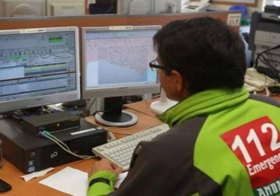Imagen del Servicio de Emergencias del 112