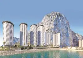 Los rascacielos de Gibraltar edificados sobre aguas de España ya son habitables