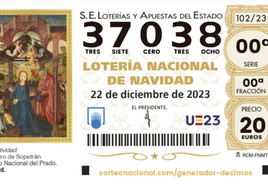 El 37038, un quinto premio de la Lotería de Navidad 2023 reparte suerte en Jaén y Almería