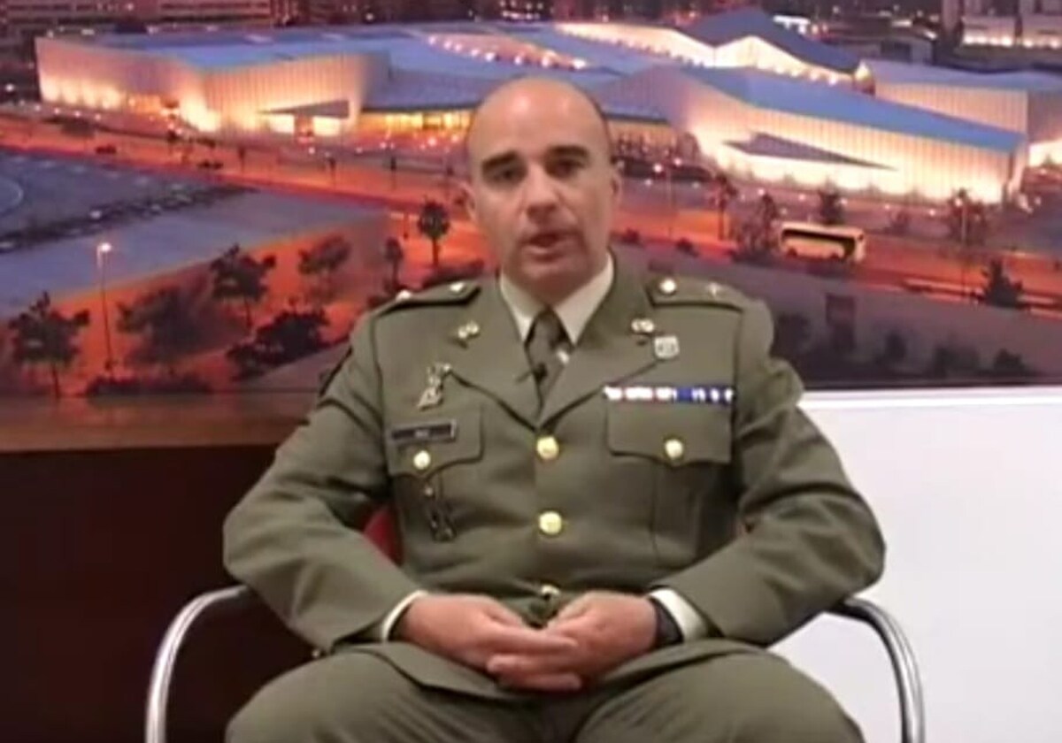 El general Fernando Ruiz en una entrevista concedida al Parque de las Ciencias de Granada