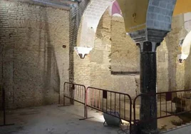 Imagen de archivo de los primeros trabajos en la sinagoga de Utrera