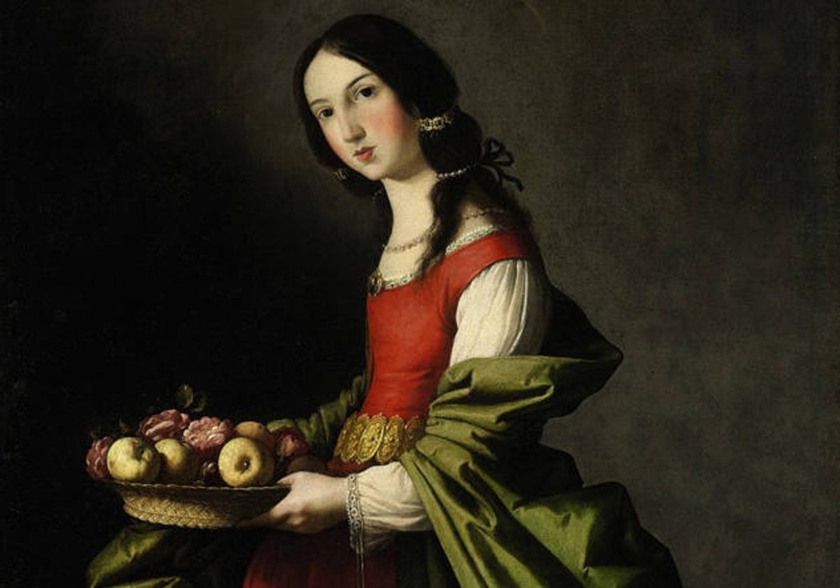Las bellas santas de Zurbarán