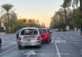 Dos accidentes en las últimas horas en Sevilla y La Rinconada dejan hasta ocho personas heridas