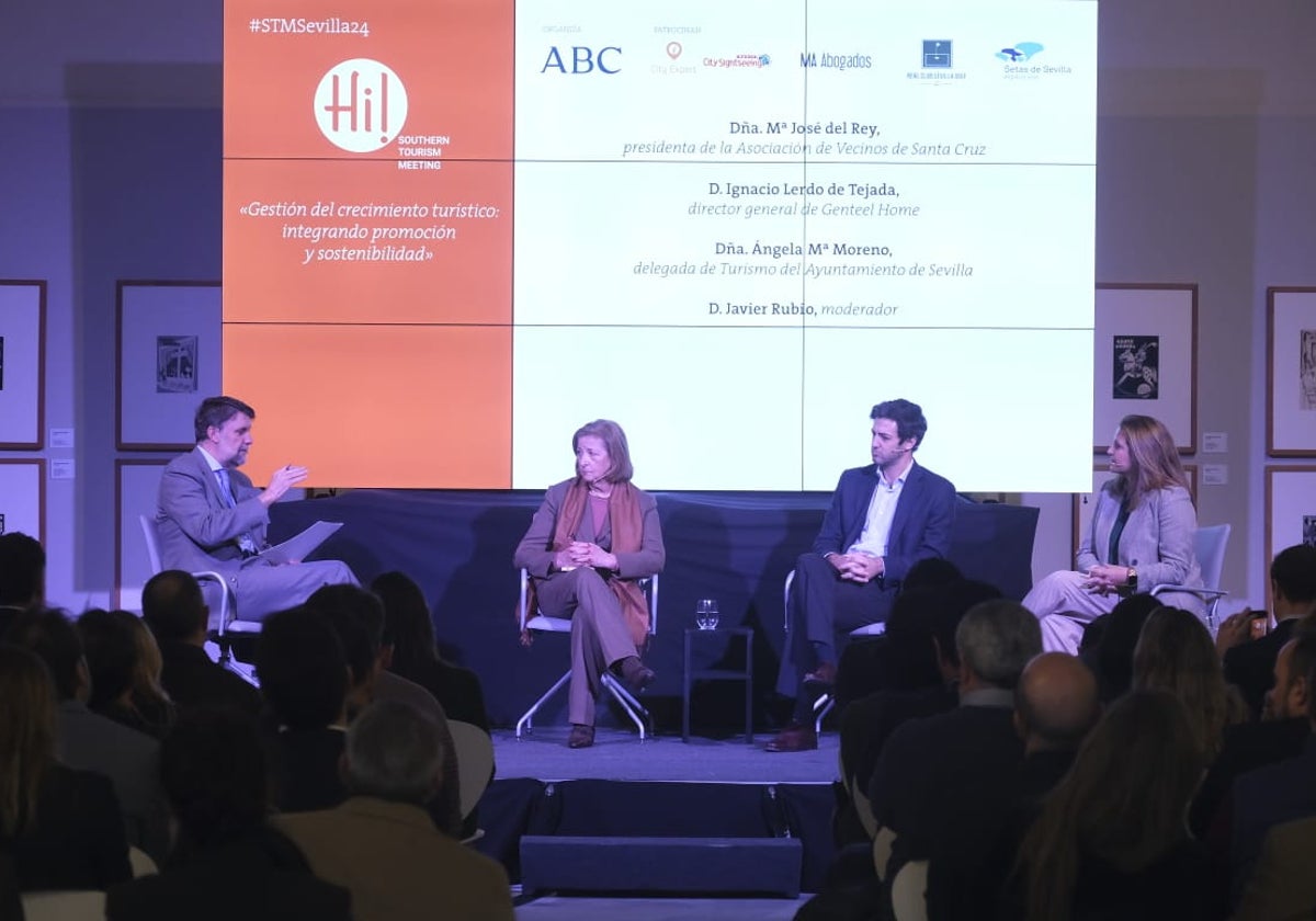 Javier Rubio, María José del Rey, Ignacio Lerdo de Tejada y Angie Moreno