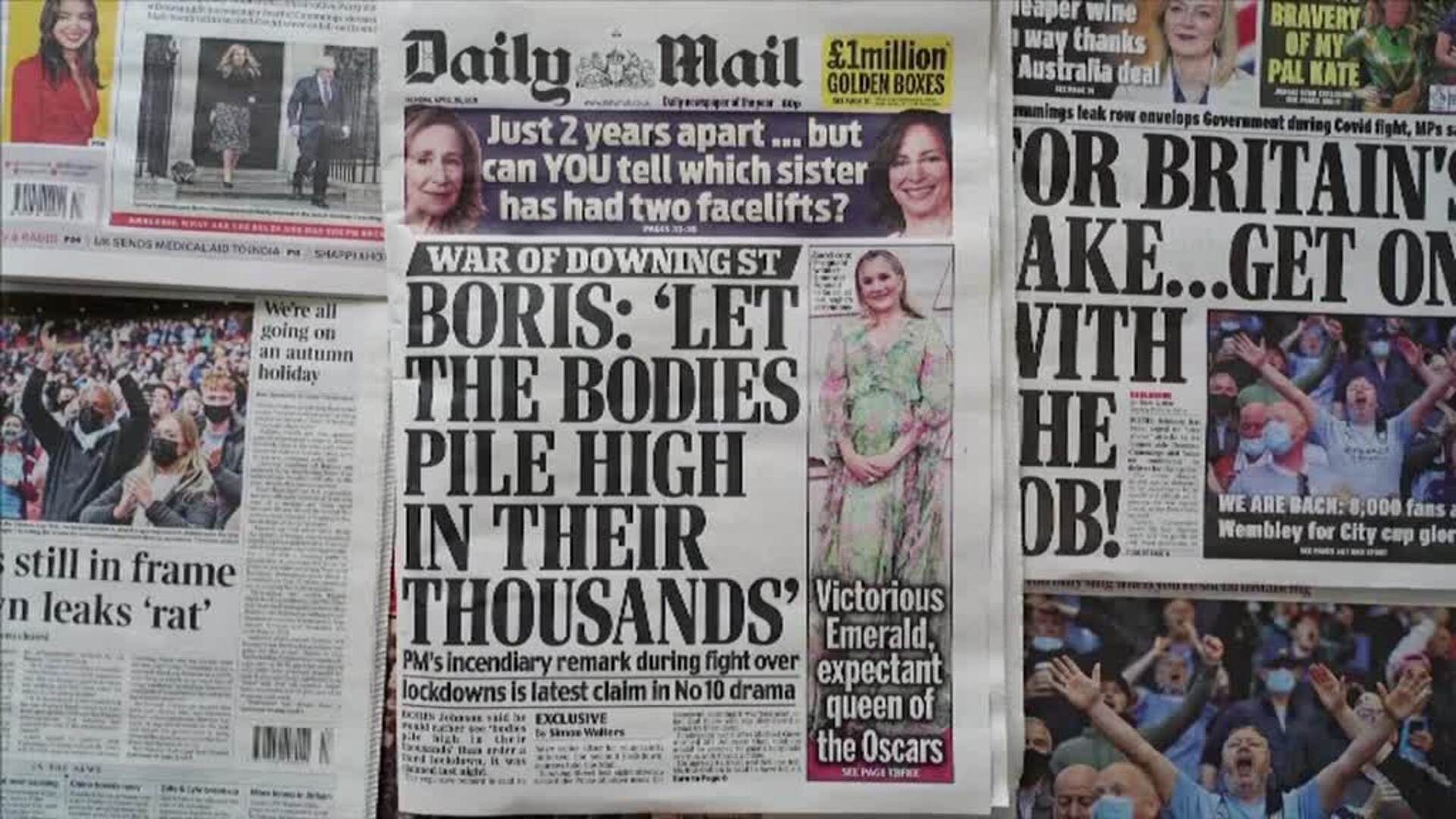 Una delegación de ministros se reúne con Boris Johnson para pedirle que dimita
