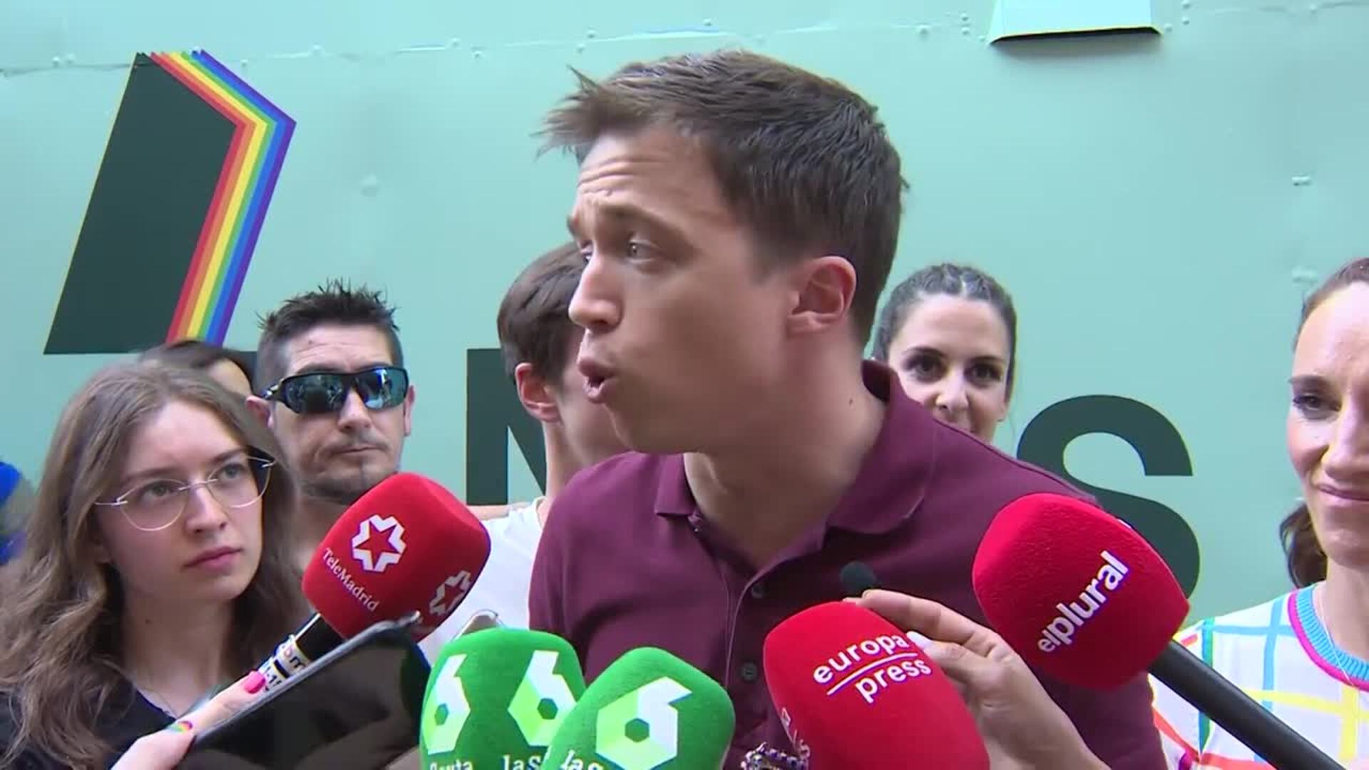 Errejón: "El Orgullo será necesario hasta que nadie tenga miedo por ser quien es"