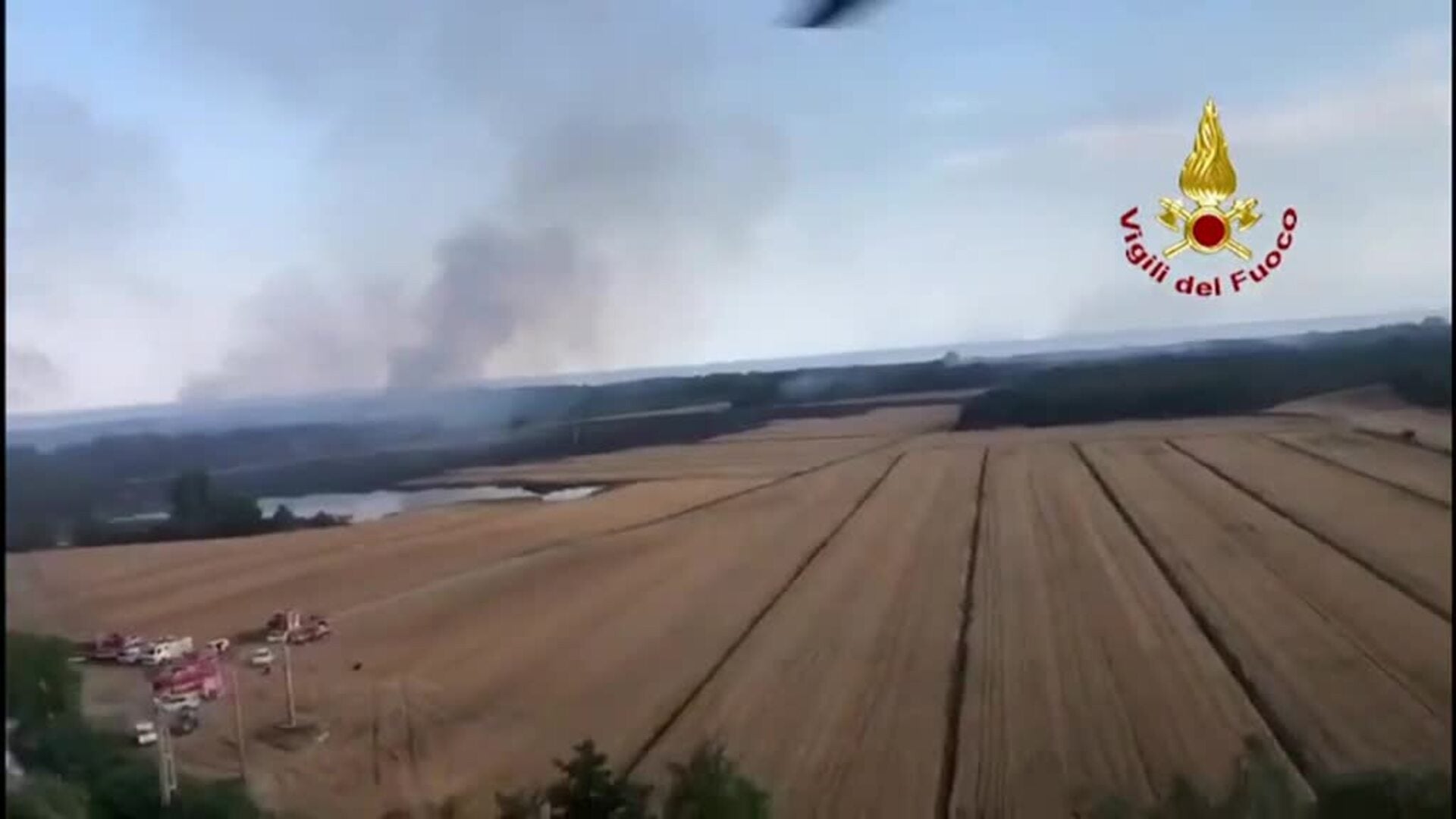 La peor sequía de los últimos 70 años y el calor extremo provocan una oleada de incendios forestales en Italia