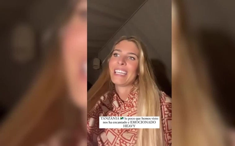 Teresa Andrés e Ignacio Ayllón disfrutan de una luna de miel en Tanzania
