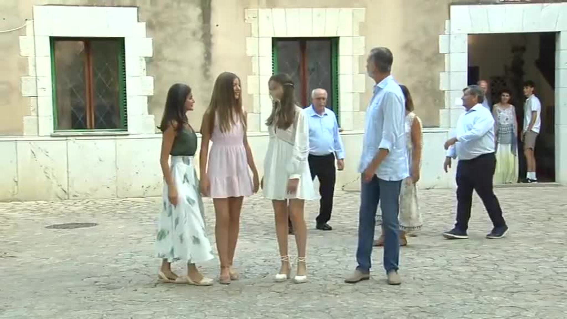 Los Reyes realizan su tradicional posado en Mallorca
