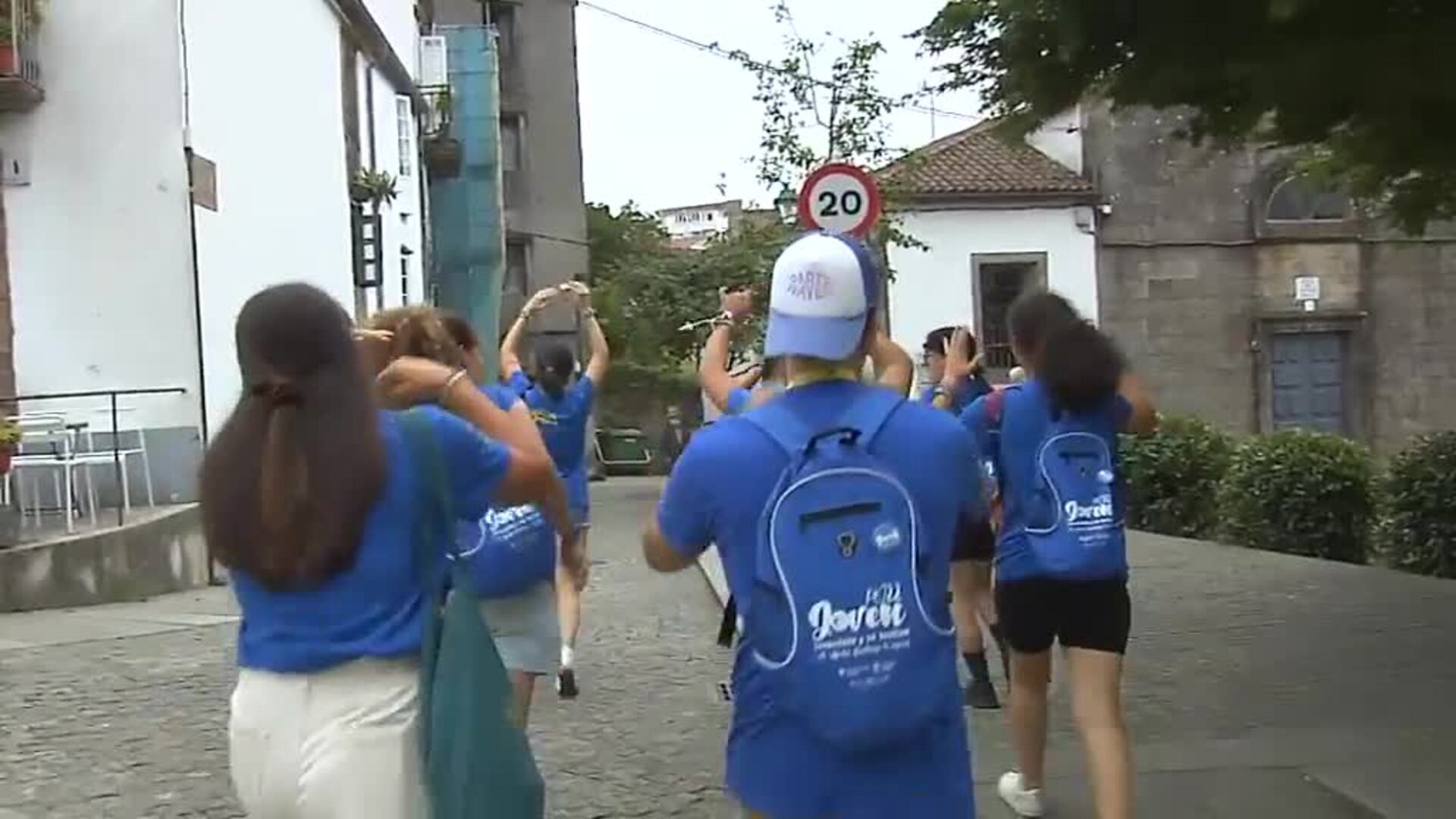 Avalancha de peregrinos en Santiago de Compostela