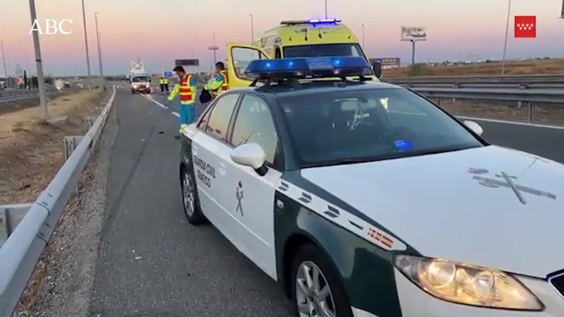 Dos muertos en sendos accidentes de tráfico en la A-5 en menos de 45 minutos