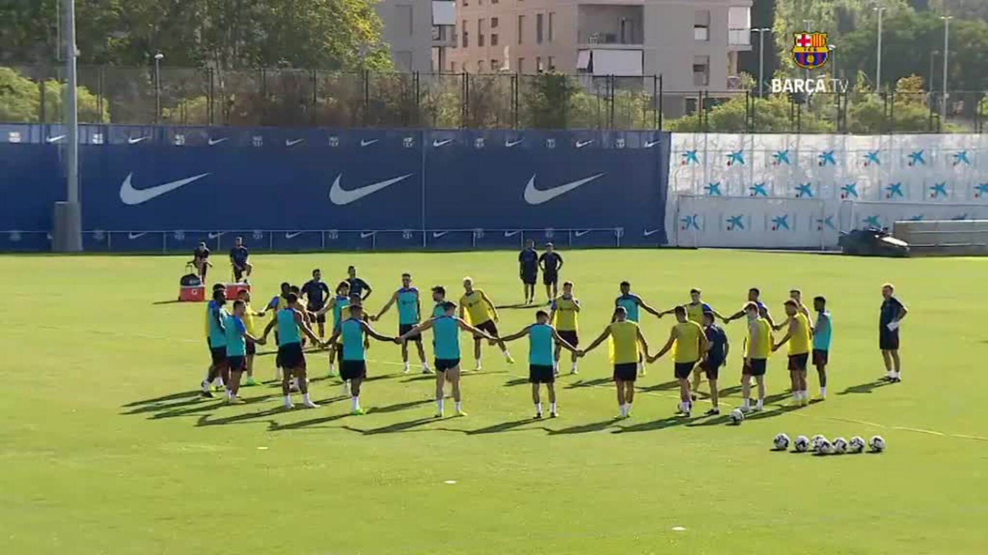 El Barça se prepara por última vez antes de recibir al Valladolid