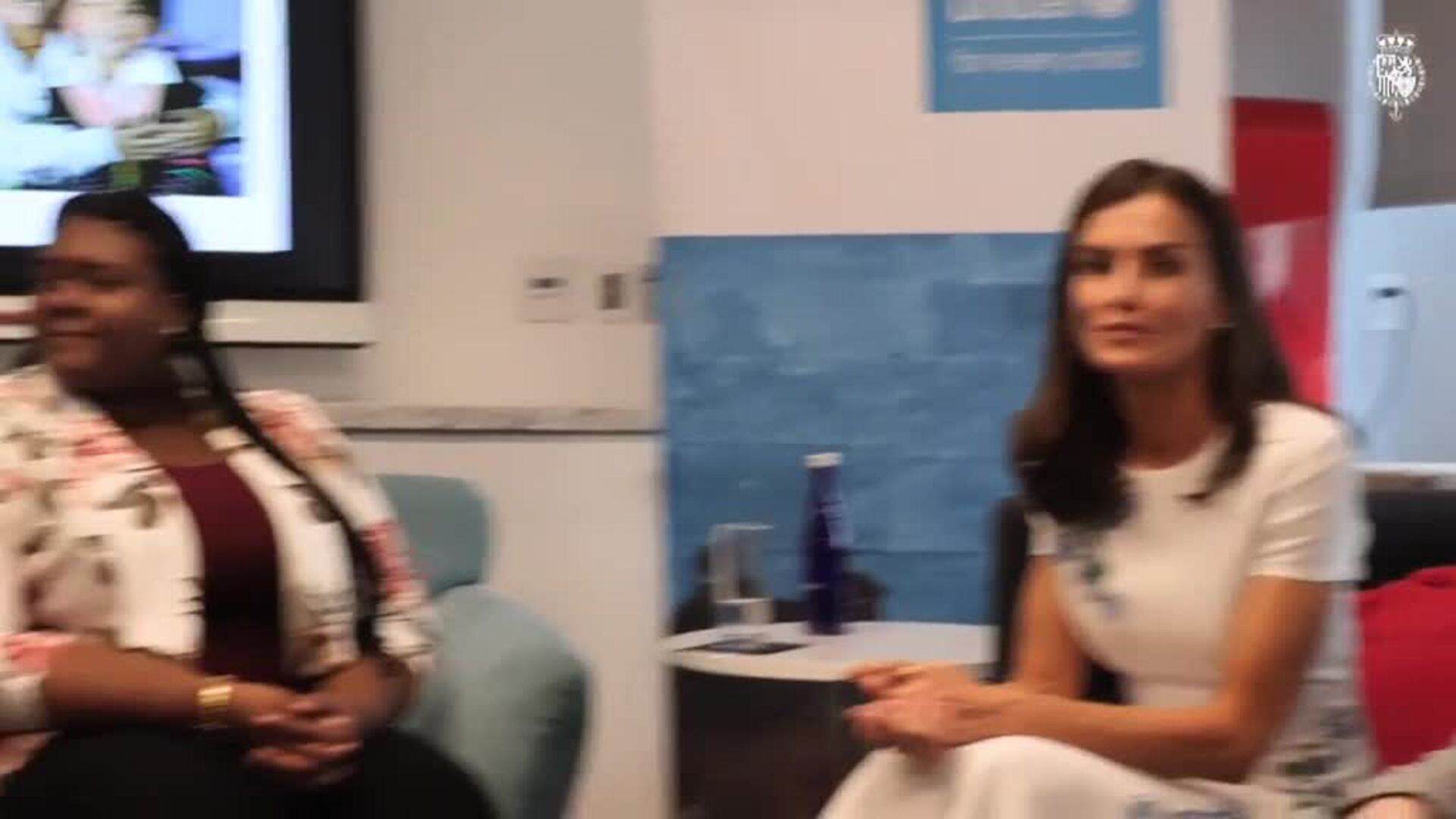 La Reina Letizia se reúne en Nueva York con expertos de UNICEF en salud mental