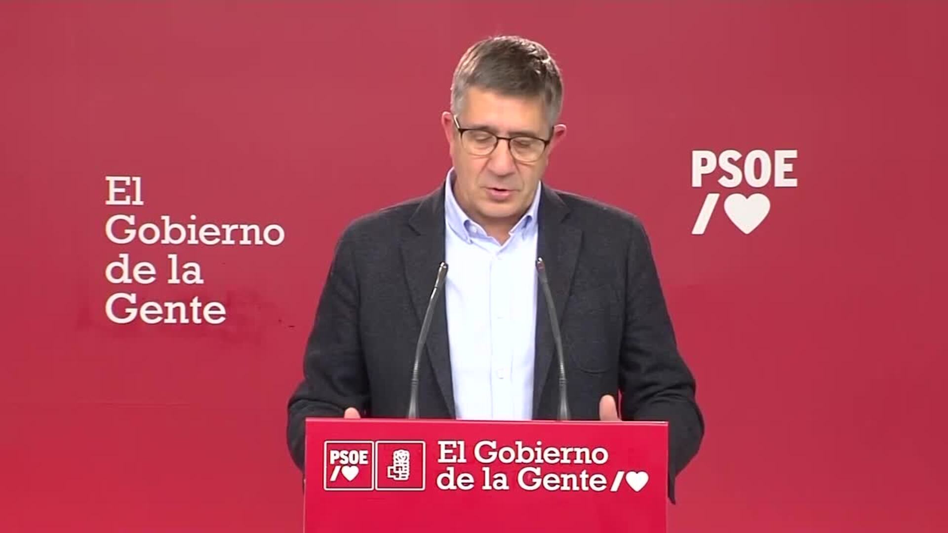 El PSOE acusa a Feijóo de mentir y dice que el PP ha dejado de ser un "partido de Estado"