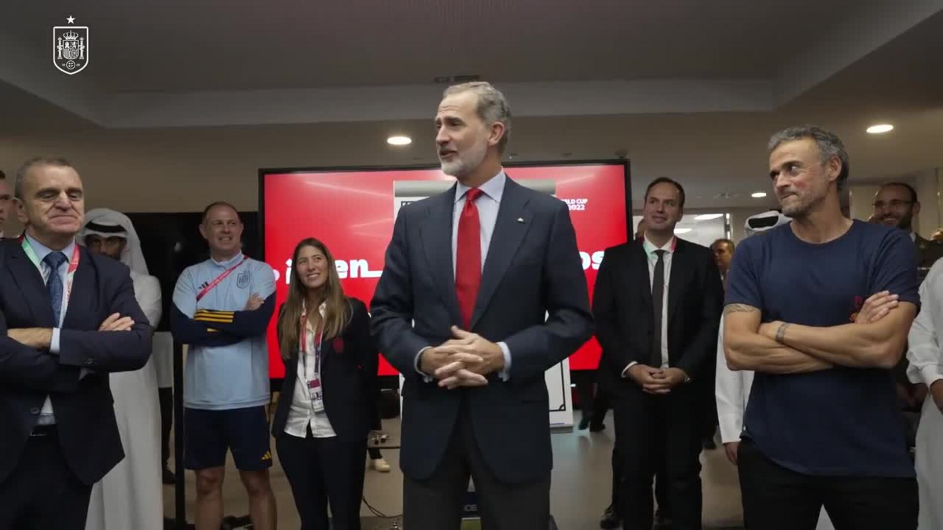 El Rey felicita a la Selección tras su victoria en el debut del Mundial