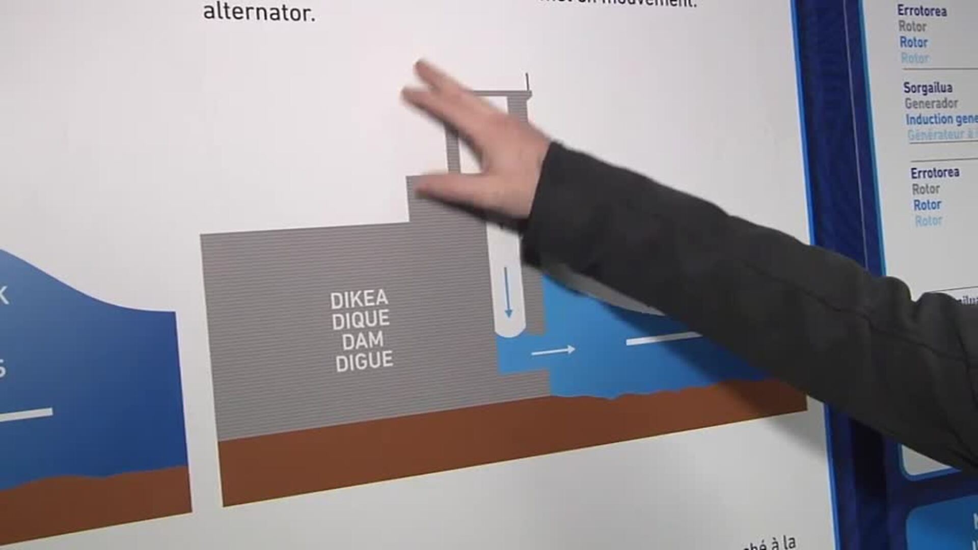 La fuerza de las olas genera picos de producción en la planta de energía de Mutriku