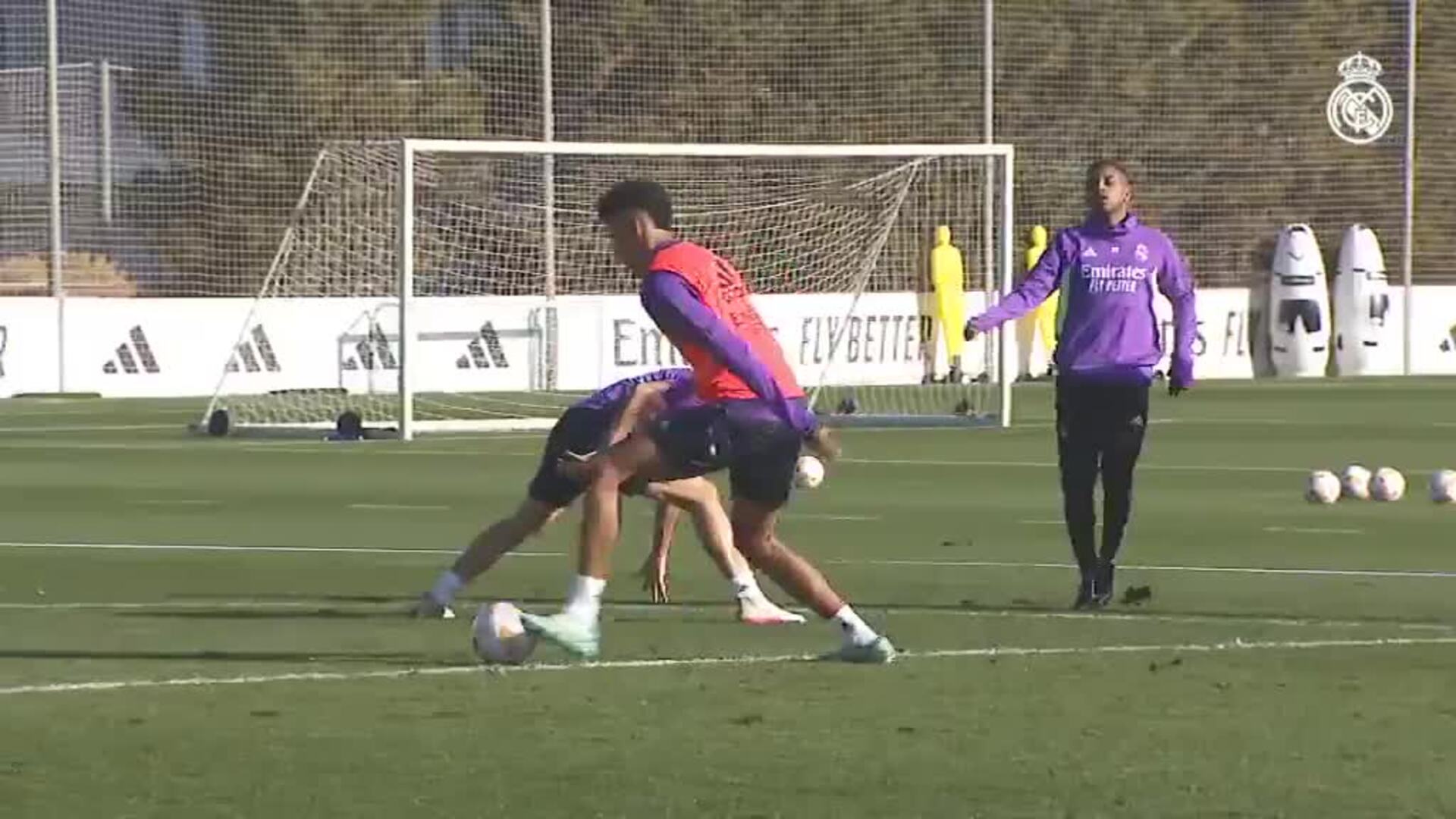 Último entrenamiento del año 2022 para el Real Madrid