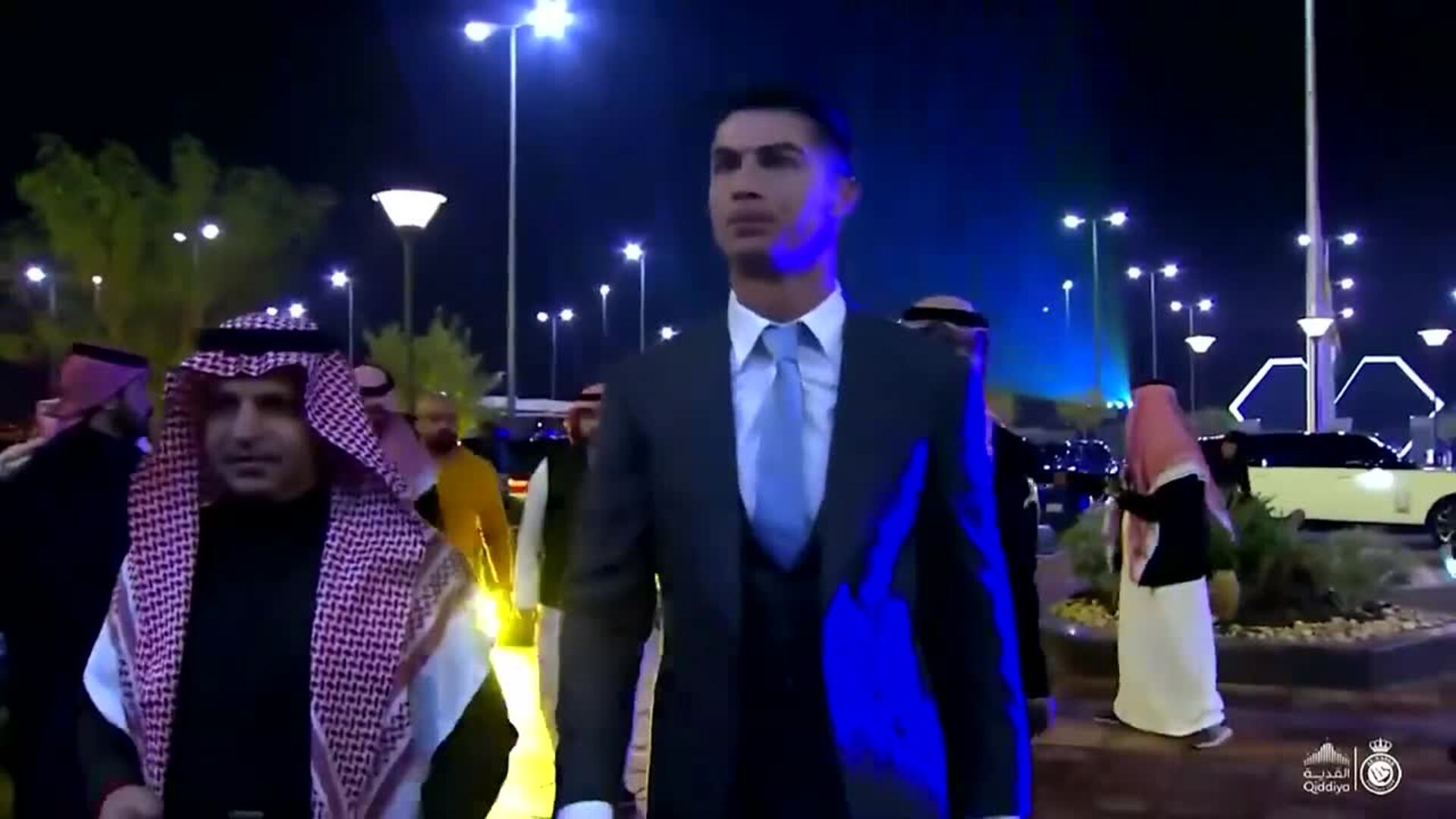 El equipo AlNassr FC da la bienvenida a Cristiano Ronaldo