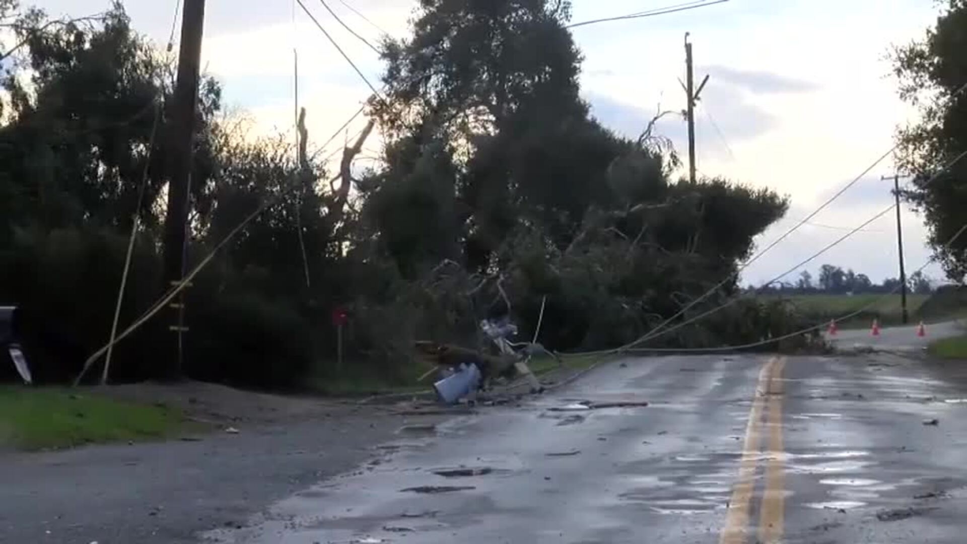 Un ciclón bomba azota las zonas costeras del norte de California