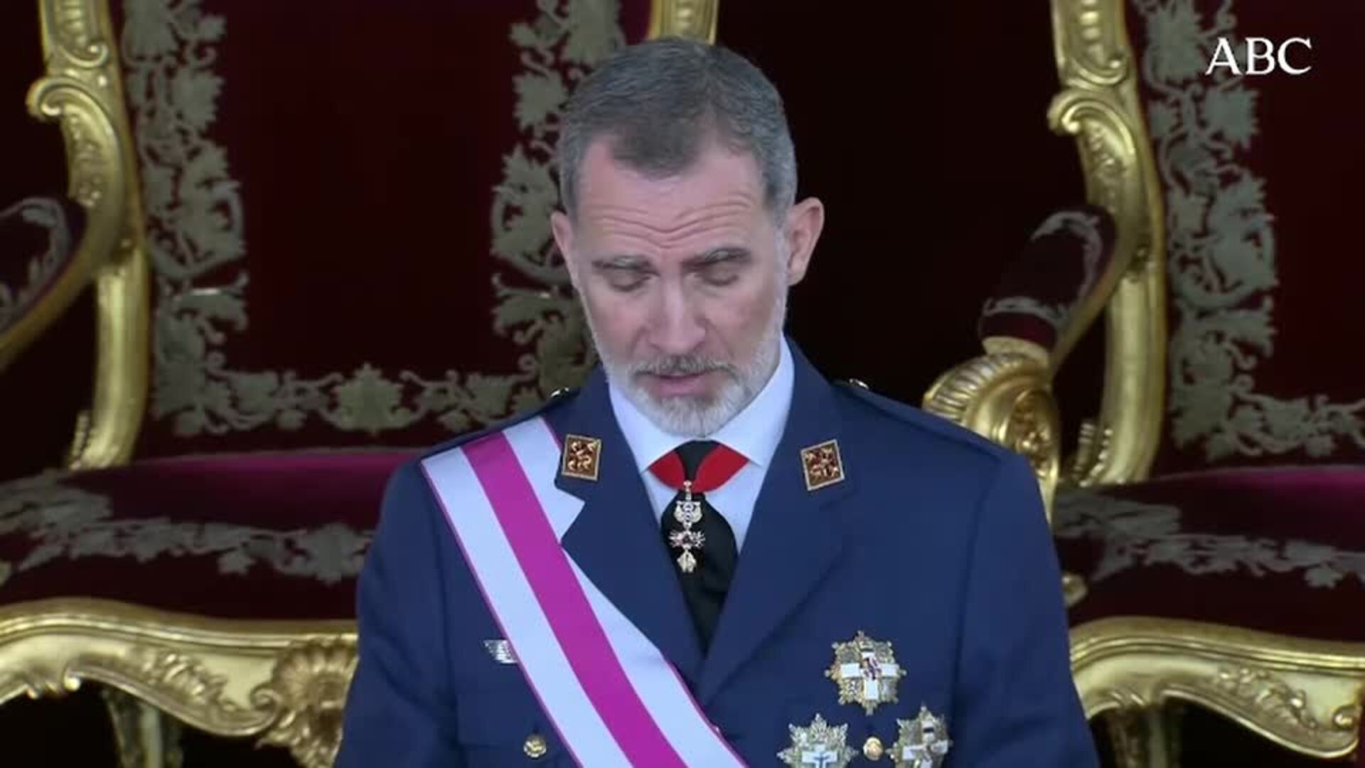 El Rey Felipe VI habla de la invasión de Ucrania