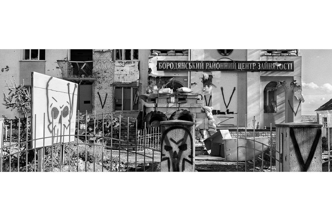 Borodyanka, Kyiv: Cuartel general de las tropas rusas en la localidad de Borodyanka