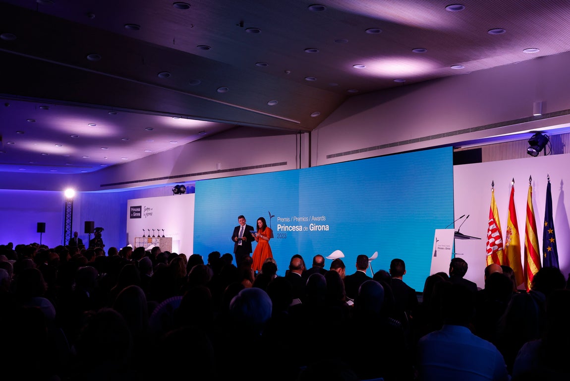 Ceremonia de los premios de la Fundación Princesa de Girona