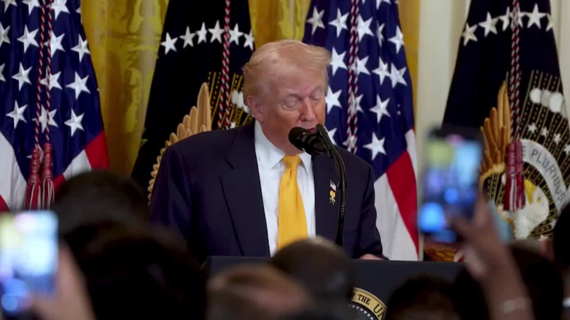 Trump celebra el Mes de la Historia Negra en medio de polémica por racismo