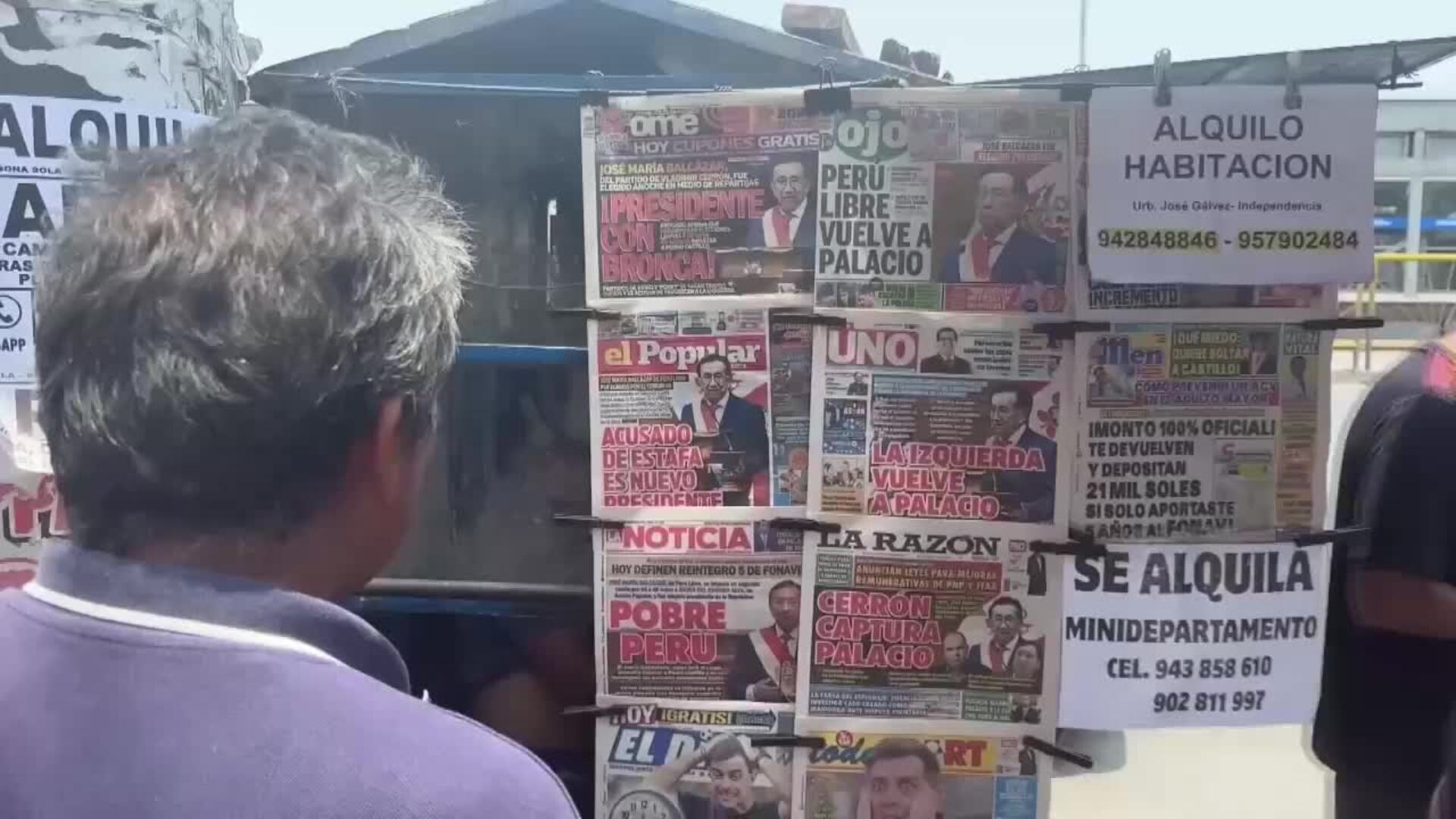 José María Balcázar afirma que es “independiente” y que no pertenece a ningún partido político