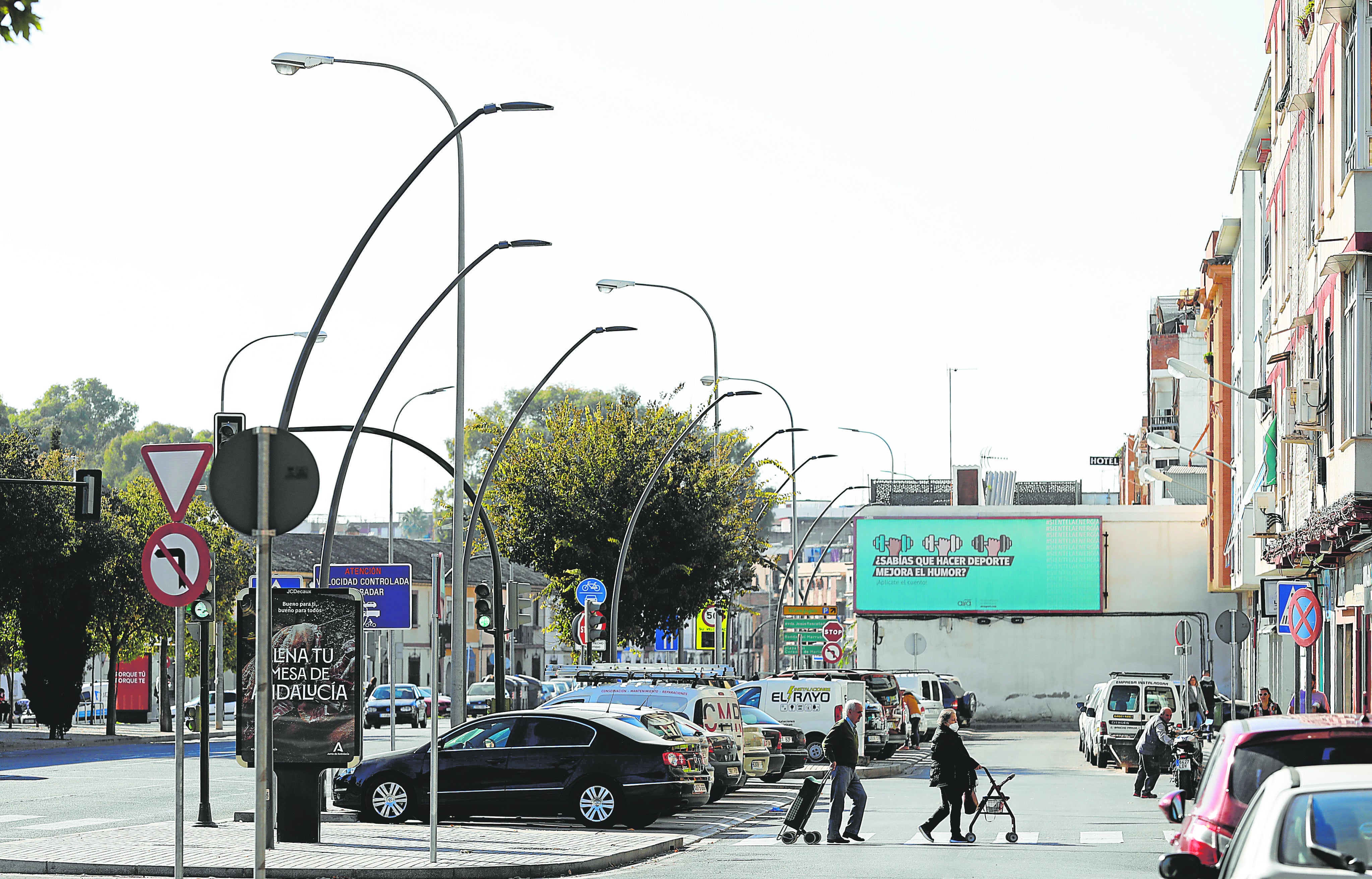 Alumbrado de la avenida de Libia